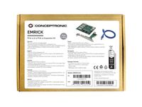 Conceptronic EMRICK PCIe-x1 zu 4x PCIe-x1 Erweiterungskit PCI Express kaart PCIe - thumbnail