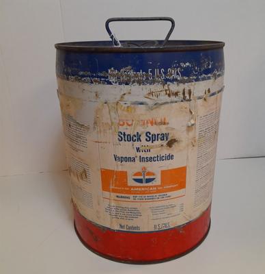 Amoco Stock Spray Olieblik - Origineel