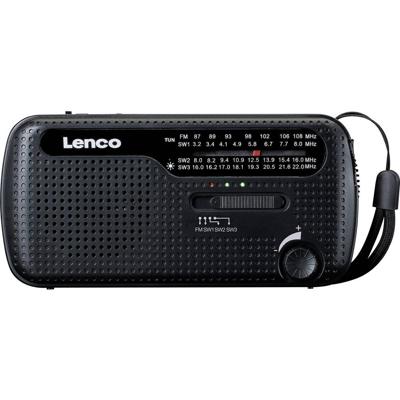 Lenco MCR-113BK - Tragbares Notfall Kurbelradio Noodradio Zwart