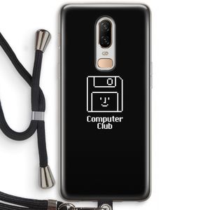 Hello: OnePlus 6 Transparant Hoesje met koord