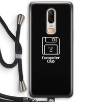 Hello: OnePlus 6 Transparant Hoesje met koord