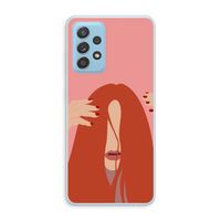 Woke up like this: Samsung Galaxy A73 Transparant Hoesje