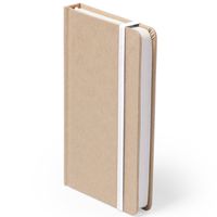 Luxe schriftje/notitieboekje wit met elastiek A5 formaat - Schriften - thumbnail