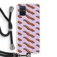 Bacon to my eggs #2: Samsung Galaxy A71 Transparant Hoesje met koord
