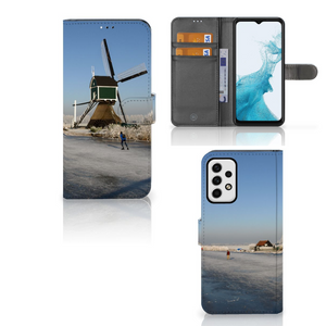 Samsung Galaxy A23 Flip Cover Schaatsers