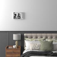 Foto op canvas met baklijst wit 20x30