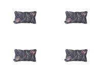 Sierkussen ca. 30x50 cm Donna grey canvas Eco plus natural outdoor finishing (4 stuks) Madison - Madison