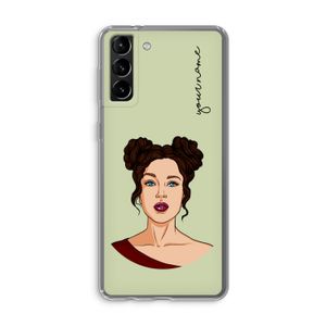 Pop-Art Creator: Samsung Galaxy S21 Plus Transparant Hoesje