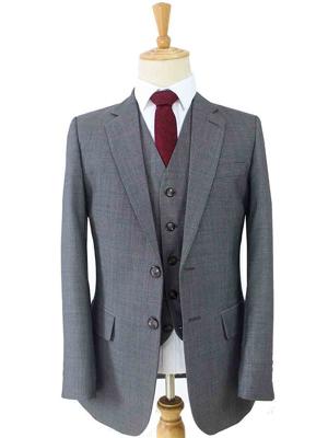 Maatpak Voor Heren | 3-delig Pak | Grijs | Kamgaren Wol | Lichtgewicht & Ademend | Peaky Blinders