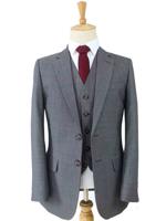 Maatpak Voor Heren | 3-delig Pak | Grijs | Kamgaren Wol | Lichtgewicht & Ademend | Peaky Blinders