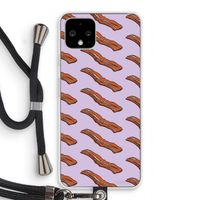 Bacon to my eggs #2: Pixel 4 Transparant Hoesje met koord