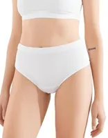 Microfiber dames heup slip young - Dames onderbroek met badstof kruisje