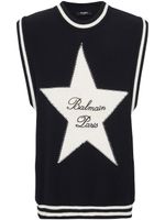 Balmain pull Balmain Signature Star - Noir