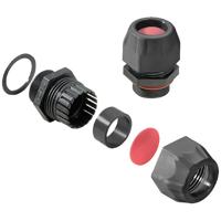 Weidmüller 2722040000 Wartel Met dichting, Met trekontlasting, Slagvast M40 Polyamide 6 Zwart 10 stuk(s)