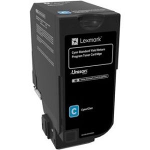 Lexmark 74C2SC0 7000pagina's Cyaan laser toner & cartridge