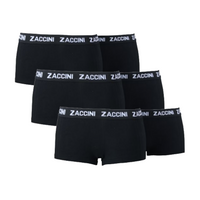 Zaccini 6-pack dames boxershorts zwart - thumbnail