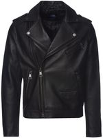 Karl Lagerfeld veste de moto en cuir - Noir