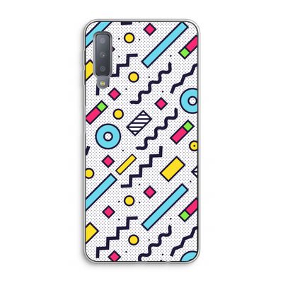 8-bit N°8: Samsung Galaxy A7 (2018) Transparant Hoesje