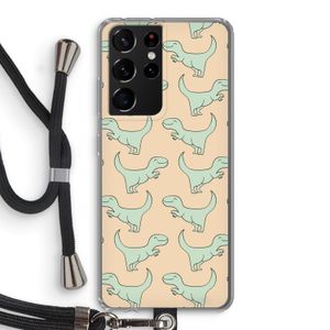 Dinos: Samsung Galaxy S21 Ultra Transparant Hoesje met koord