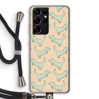 Dinos: Samsung Galaxy S21 Ultra Transparant Hoesje met koord