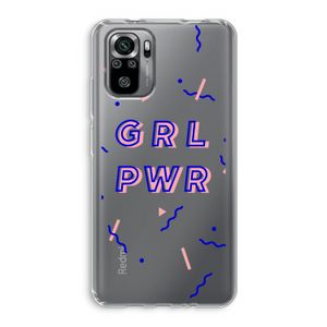 GRL PWR: Xiaomi Redmi Note 10S Transparant Hoesje