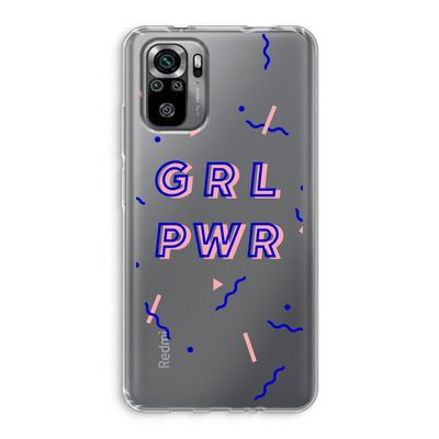 GRL PWR: Xiaomi Redmi Note 10S Transparant Hoesje