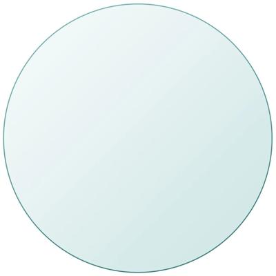 Tafelblad van gehard glas 900 mm rond