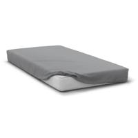 Hoeslaken - HOME LINGE PASSION - HP71773 - 180 x 200 cm + muts 30 cm - Microvezel - 82 g - Lichtgrijs