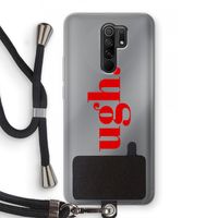 Ugh: Xiaomi Redmi 9 Transparant Hoesje met koord