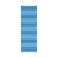 Pliss rolgordijn 45x150 cm stofbreedte 44,4 cm polyester blauw