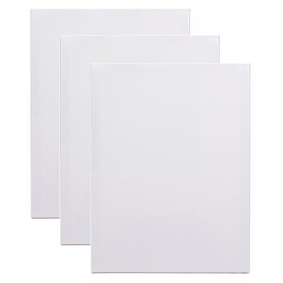 Benson Schildersdoek - 3x - 24 x 30 cm - blanco canvas - katoen - 280 grams
