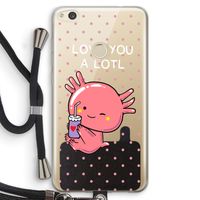 Love You A Lotl: Huawei Ascend P8 Lite (2017) Transparant Hoesje met koord