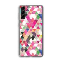 Gekleurde driehoekjes: Samsung Galaxy S21 Plus Transparant Hoesje