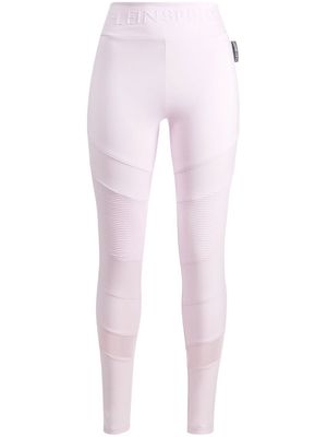 Plein Sport legging à taille logo - Violet