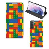 Samsung Galaxy S21 Plus | Hoesje met Magneet | Blokken
