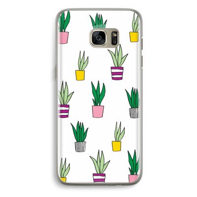 Sanseveria: Samsung Galaxy S7 Edge Transparant Hoesje