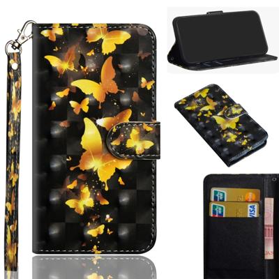 3D-schilderij patroon gekleurde tekening horizontale Flip TPU + PU lederen draagtas met houder & kaartsleuven & portemonnee voor Huawei Honor 20 Lite