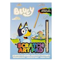 Bluey krasblok met spelletjes