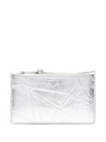 Zadig&Voltaire porte-monnaie métallisé Long Eternal - Argent