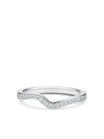 De Beers Jewellers anneau Caress serti de diamants - Argent - thumbnail