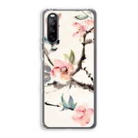 Japanse bloemen: Sony Xperia 10 III Transparant Hoesje