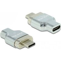 DeLOCK 66433 tussenstuk voor kabels Thunderbolt 3/ USB C Zilver