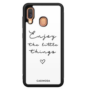 Samsung Galaxy A40 hoesje - Enjoy life