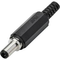 TRU COMPONENTS Laagspannings-adapter Stekker, recht 5.5 mm 2.5 mm 1 stuk(s)