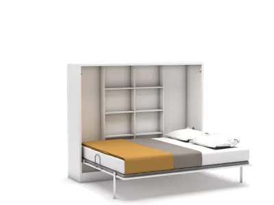 Tweepersoons Bedkast Couple 1123 Polyether matras SG 40 - tot 80 KG