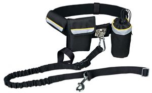 TRIXIE 1275 hond & kat riem 1,35 m Zwart, Grijs, Geel Nylon Handsfree riem