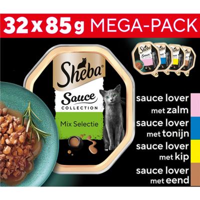 Natvoer voor volwassen katten 32x85g multipack SHEBA - Sheba