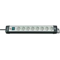 Brennenstuhl 1951580100 8AC outlet(s) 3m Zwart, Grijs power uitbreiding