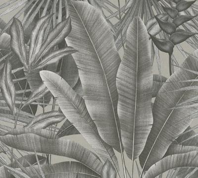 Livingwalls Stories of Life - Grijs - Planten - 396473