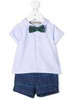 La Stupenderia ensemble short-haut Tommaso en coton - Bleu La Stupenderia ensemble short-haut Tommaso en coton - Bleu